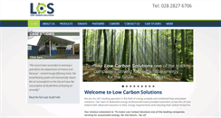 Desktop Screenshot of lowcarbonsolutions.com